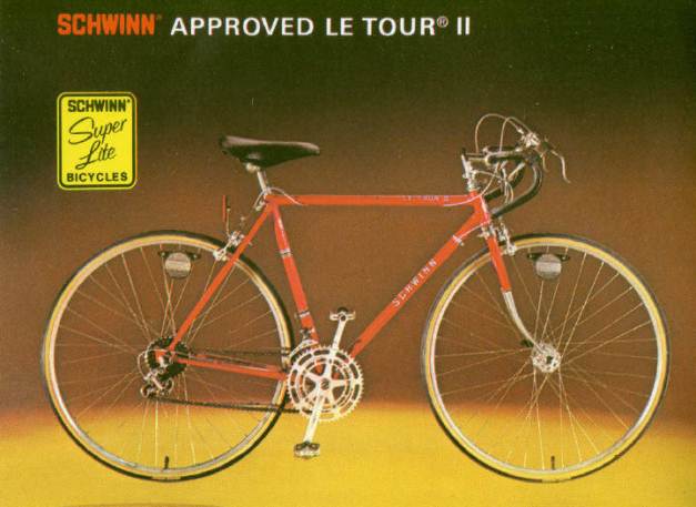 1977 schwinn approved le tour 2