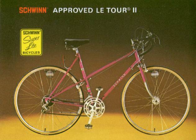 1977 schwinn approved le tour 2 for girls