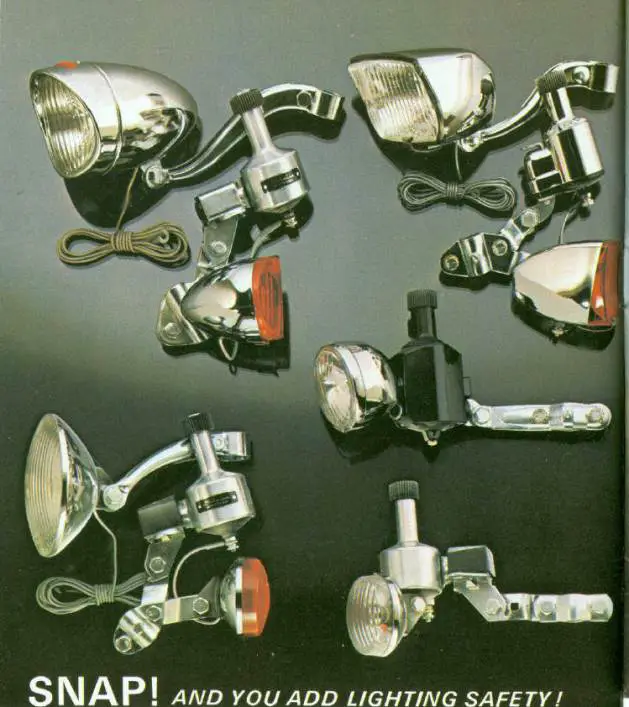 1977 schwinn  accessories lights
