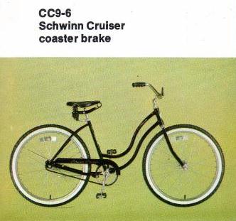 1980 schwinn cruiser coaster brake
