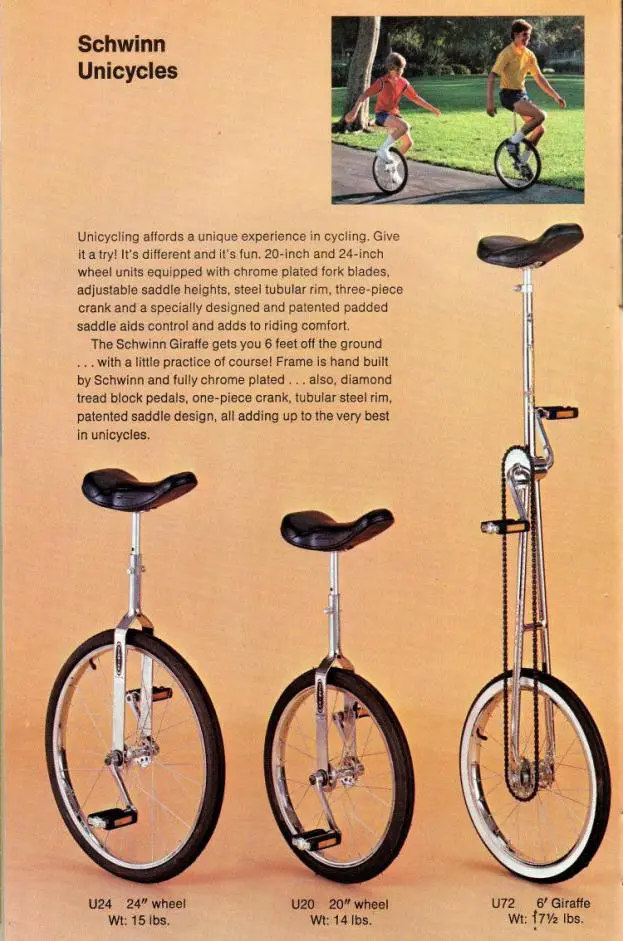 1980 schwinn unicycle