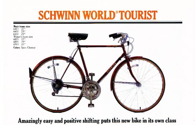 1982 schwinn world tourist